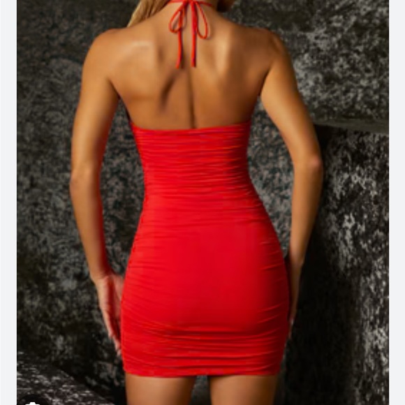 Red Oh Polly Dress Never Worn - Picture 2 of 5